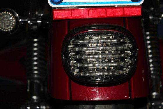 SPORTSTER 883 CUSTOM (1999 - 2010) probeam low profile led taillight smoked | CUSTOM DYNAMICS