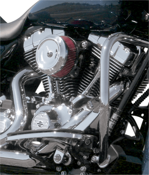 SOFTAIL DELUXE (1993 - 2020) stealth bobber dished chrome air cleaner cover | S&S CYCLE