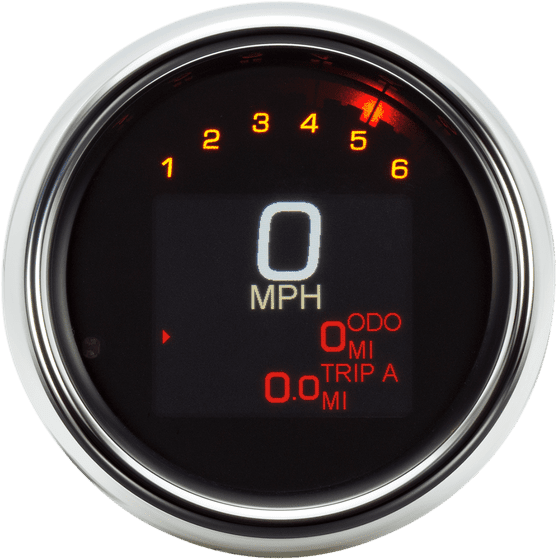 Sportster 883 (2004 - 2005) 3/3/8 chrome speedometer | DAKOTA DIGITAL