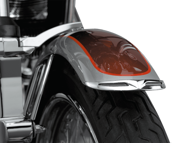 SPORTSTER 883 CUSTOM (1998 - 2010) front fender tip narrow style | KURYAKYN