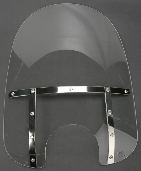 Sportster 883 (1986 - 2009) clear 21" windshield replacement for memphis fats | MEMPHIS SHADES METRIC