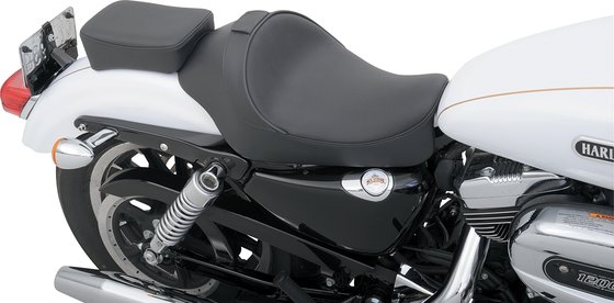 SPORTSTER 883 CUSTOM (2004 - 2010) pillion pad solo seat rear solo vinyl black | DRAG SPECIALTIES SEATS