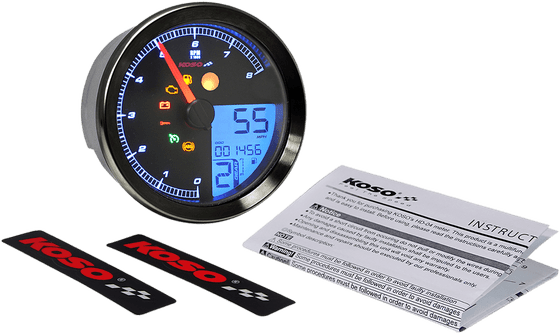 SPORTSTER IRON (2014 - 2022) tachometer multi meter hd-04 bk | KOSO NORTH AMERICA