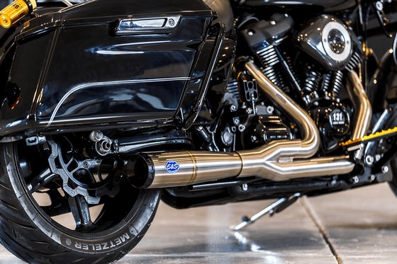 CVO STREET GLIDE (2017 - 2022) 2-1 stainless steel exhaust system for 2017-2020 harley fl 50st | S&S CYCLE