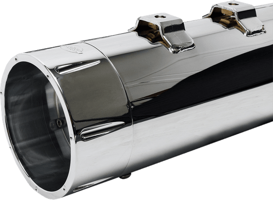 CVO STREET GLIDE (2017 - 2022) mk45 chrome tracer slip-on muffler | S&S CYCLE