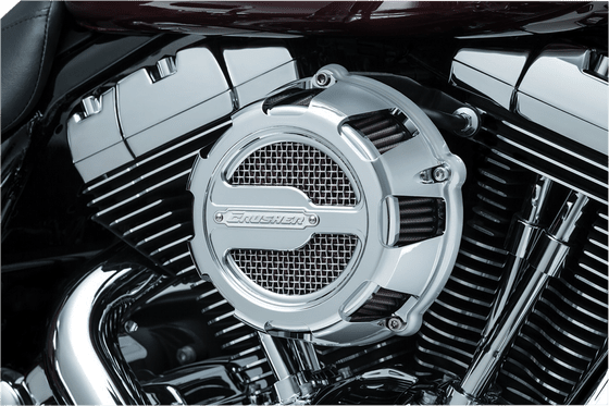 Sportster 883 (2007 - 2009) crusher maverick air cleaner chrome | KURYAKYN