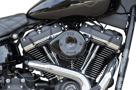 SOFTAIL DESTROYER (2019 - 2020) black mounted air cleaner for m8 engines | S&S CYCLE