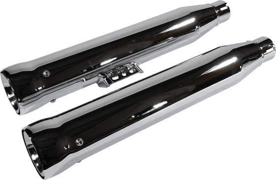 SOFTAIL SLIM (2018 - 2021) chrome neighbor hater mufflers (4") | COBRA