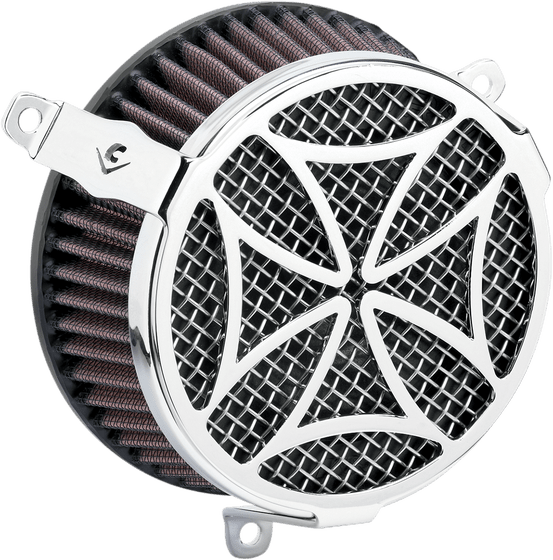 SPORTSTER 1200 IRON (2018 - 2021) chrome cross air cleaner kit | COBRA