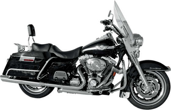 ROAD KING (1994 - 2008) chrome dual headpipes with crossover for harley davidson fl models (1995-2008) | KHROME WERKS