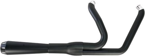 SOFTAIL SPRINGER (2009 - 2009) road rage short black exhaust | BASSANI XHAUST