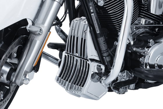 TRI GLIDE ULTRA CLASSIC/CVO (2017 - 2022) precision chrome regulator cover for milwaukee 8 | KURYAKYN