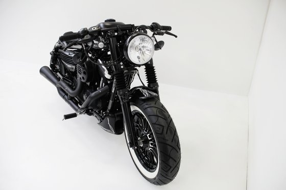 SOFTAIL STANDARD (1985 - 2022) 7" black/clear headlight | CULT WERK