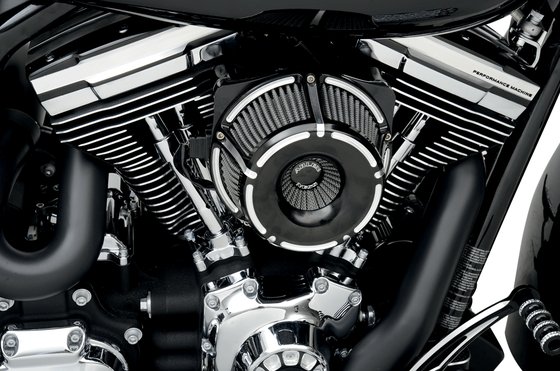 SPORTSTER FORTY-EIGHT (2010 - 2019) inverted big sucker slot track black air cleaner kit | ARLEN NESS