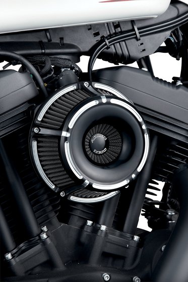 SPORTSTER FORTY-EIGHT (2010 - 2019) inverted big sucker slot track black air cleaner kit | ARLEN NESS