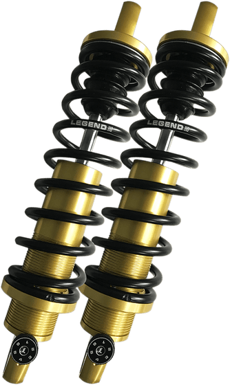 ROAD KING SPECIAL (2017 - 2022) revo-a heavy duty adjustable coil shocks (gold) | LEGEND SUSPENSION