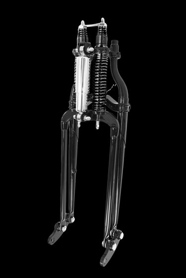 CVO SOFTAIL CONVERTIBLE (2010 - 2012) 3/4" fork assembly - black/black | CLASSIC BIKE