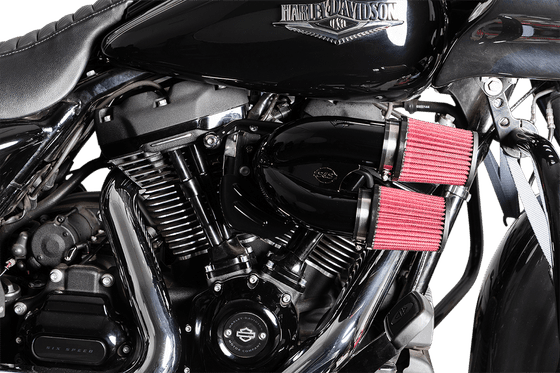 SOFTAIL SLIM (2018 - 2021) black air cleaner for 2017+ harley davidson m8 models | S&S CYCLE