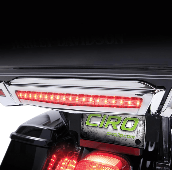 ELECTRA GLIDE STANDARD POLICE (2022 - 2022) chrome center tail light for tour-pak | CIRO