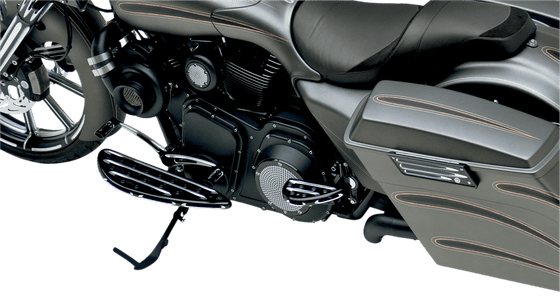 SOFTAIL DELUXE (1993 - 2017) deep cut black driver floorboards | ARLEN NESS