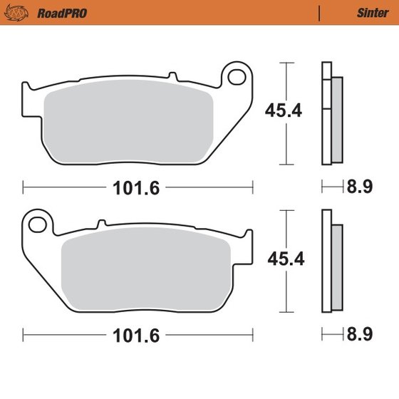 SPORTSTER 883 R ROADSTER (2011 - 2013) sintered front brake pad | MOTO-MASTER