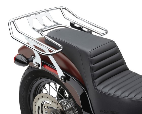 SOFTAIL SLIM (2018 - 2021) chrome wrap-around luggage rack | COBRA