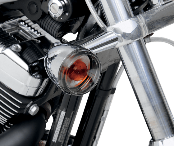 DYNA LOW RIDER (2014 - 2017) smoked bullet turn signal lens | DRAG SPECIALTIES