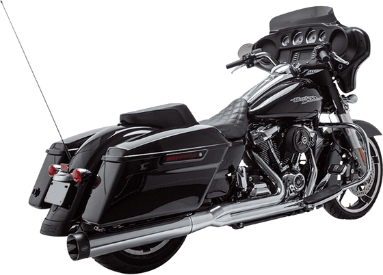 STREET GLIDE SPECIAL (2017 - 2022) chrome 2-1 exhaust system for harley 2017-2021 | S&S CYCLE