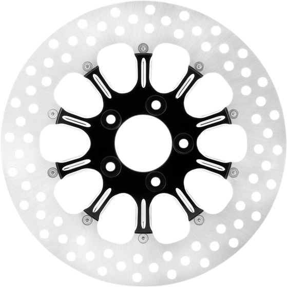 ELECTRA GLIDE ULTRA LIMITED LOW (2010 - 2022) "floating front brake rotor - platinum cut" | PERFORMANCE MACHINE (PM)