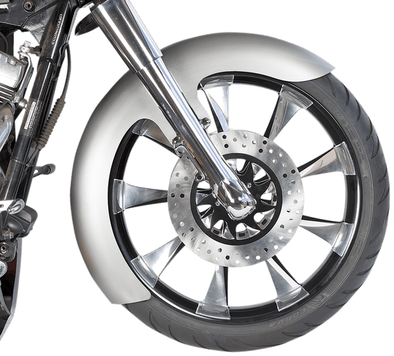 SCREAMIN EAGLE ROAD KING CVO (2002 - 2013) front fender for 21" wheels - natural-raw - steel | RUSS WERNIMONT DESIGNS