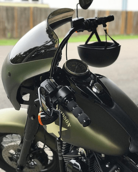 DYNA LOW RIDER (2014 - 2017) air cushion grips (throttle-by-wire) | AVON GRIPS