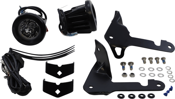 CVO STREET GLIDE (2015 - 2022) tac-10 spot lights in black | CIRO