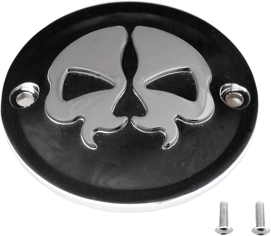 SPORTSTER 1200 IRON (2018 - 2021) split skull black engine cover | DRAG SPECIALTIES