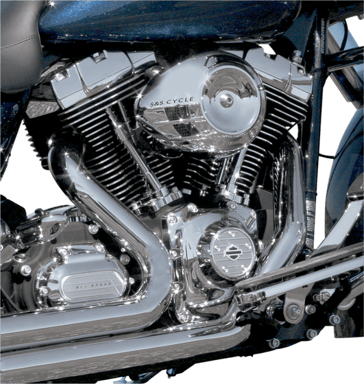 DYNA SUPERGLIDE CUSTOM (1992 - 2014) stealth airstream chrome air cleaner cover | S&S CYCLE