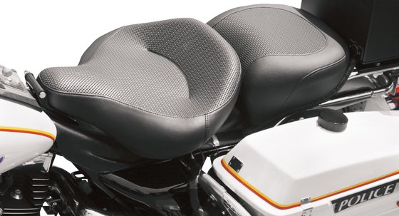 CVO STREET GLIDE (2010 - 2022) pillion pad with textured recessed seat for harley fx-fl | MUSTANG