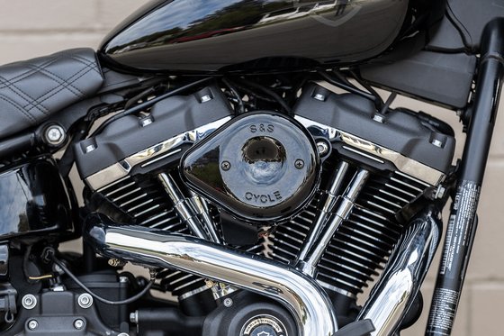 SOFTAIL DESTROYER (2019 - 2020) mini tear drop black air cleaner cover | S&S CYCLE