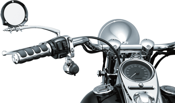 SOFTAIL BREAKOUT (1984 - 2019) chrome electrical power point perch mount | KURYAKYN