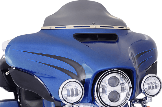 ELECTRA GLIDE ULTRA LIMITED LOW (2014 - 2022) 6.5" dark smoke flare windshield for harley flht | KLOCK WERKS