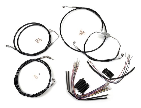 CVO ROAD GLIDE SCREAMIN EAGLE/ULTRA (2009 - 2013) control cable kit xr black | MAGNUM