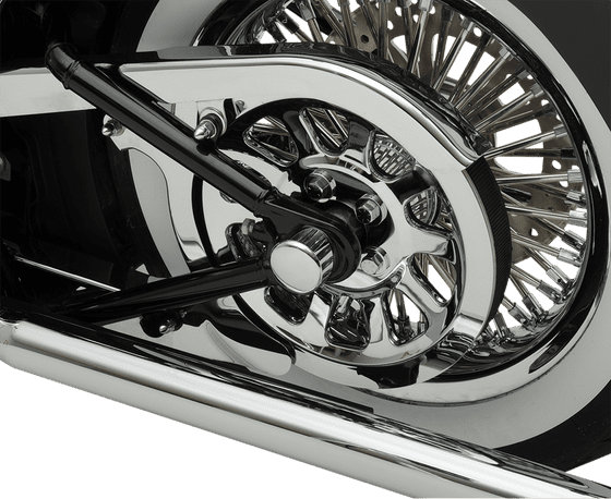 HERITAGE SOFTAIL CLASSIC (2008 - 2015) chrome rear axle nut cover | DRAG SPECIALTIES