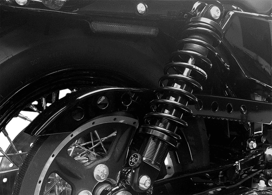 SPORTSTER 1200 ROADSTER (2004 - 2008) revo-a black rear shocks - 12" standard | LEGEND SUSPENSION