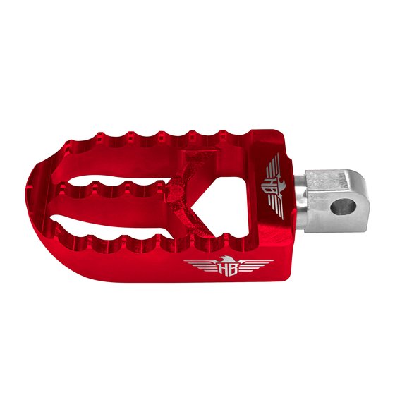 SOFTAIL NIGHT TRAIN (1998 - 2009) footp mx v2 stail xl red footpegs | HEINZ BIKES