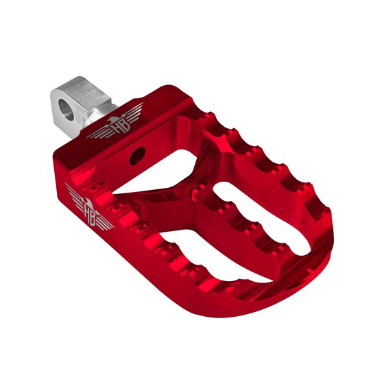 SOFTAIL NIGHT TRAIN (1998 - 2009) footp mx v2 stail xl red footpegs | HEINZ BIKES