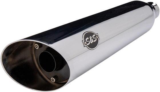 HERITAGE SOFTAIL CLASSIC (2018 - 2020) slash-cut euro 4 slip on mufflers chrome | S&S CYCLE