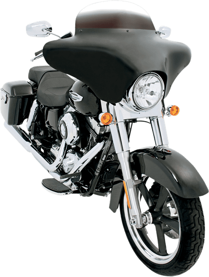 ROAD KING CUSTOM (2004 - 2007) black replacement batwing fairing | MEMPHIS SHADES HD