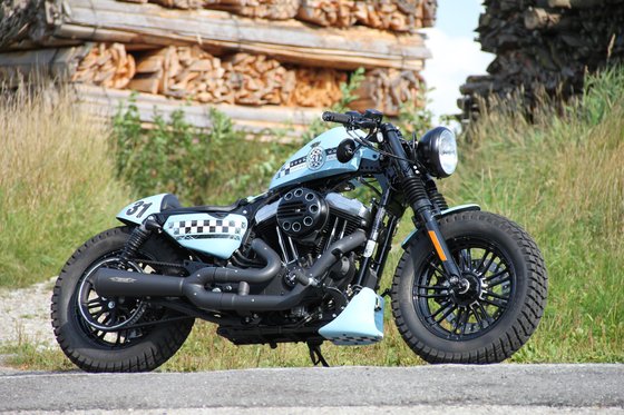 SPORTSTER FORTY-EIGHT (2017 - 2022) spoiler bobber raw xl frame cover | CULT WERK