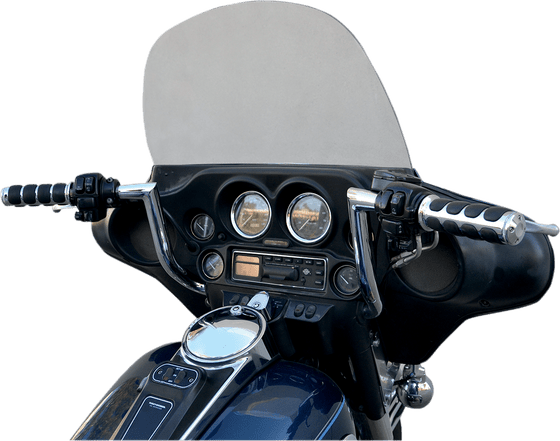 ELECTRA GLIDE STANDARD POLICE (2004 - 2009) 12" bagger twin peaks ape hanger handlebar - chrome | LA CHOPPERS