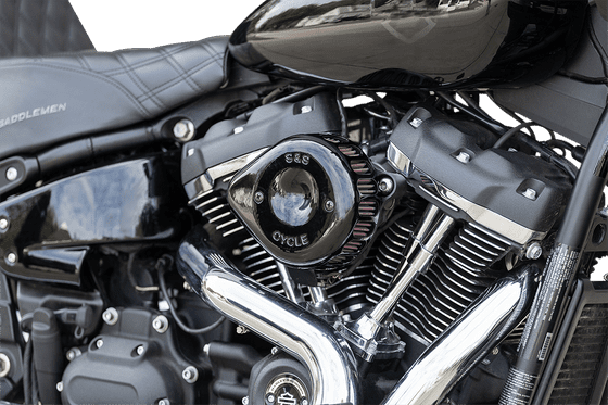 STREET GLIDE SPECIAL (2017 - 2022) black mounted air cleaner for m8 engines | S&S CYCLE