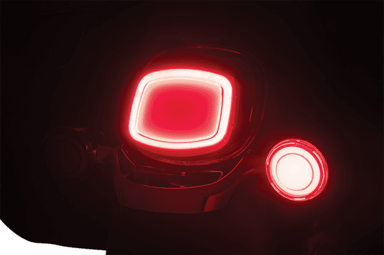 SOFTAIL LOW RIDER (2018 - 2021) tracer red rear turn signal | KURYAKYN