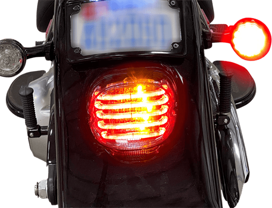 SOFTAIL LOW RIDER (2018 - 2022) red taillight with turn signals | CUSTOM DYNAMICS